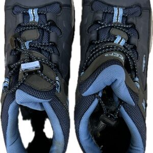 KEEN Boys Targhee Blue Hiking Trail Sneakers Shoes Youth Kids 6